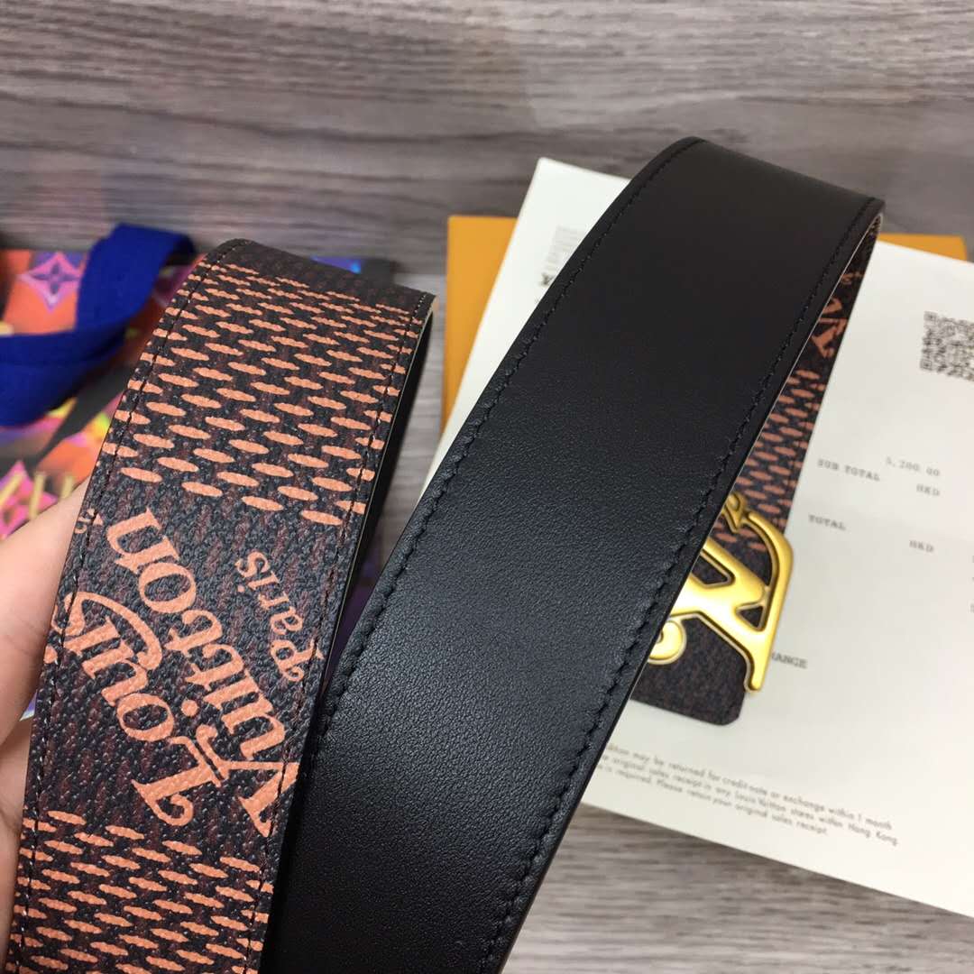 Louis Vuitton Squared LV 40mm Belt - 
