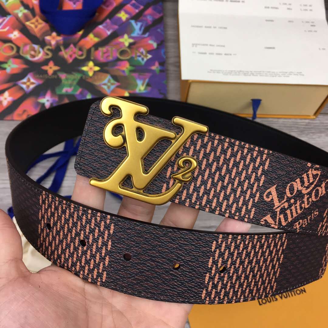 Louis Vuitton Squared LV 40mm Belt - 