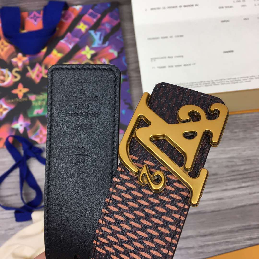 Louis Vuitton Squared LV 40mm Belt - 