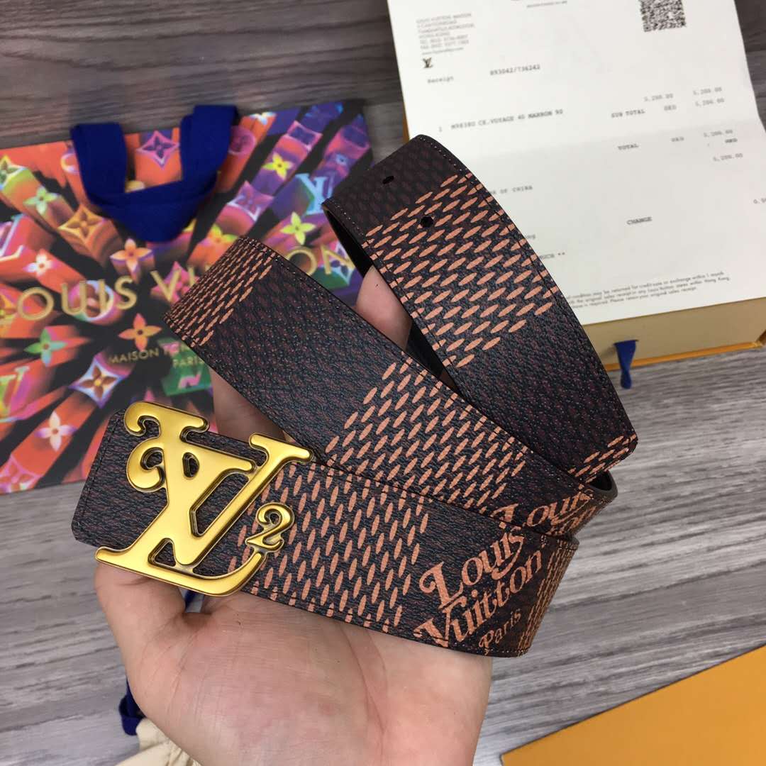 Louis Vuitton Squared LV 40mm Belt - 