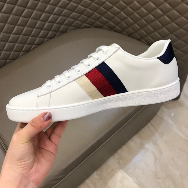 Gucci Letter Ace Embroidered Sneaker - 