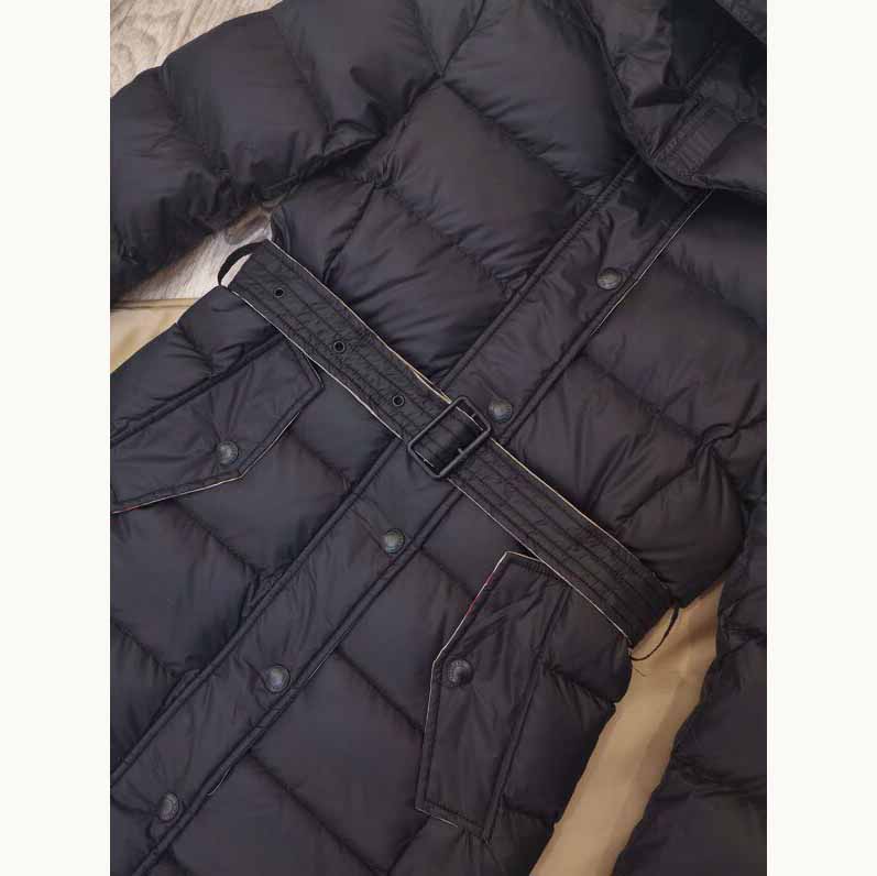 Burberry Belted Long Down Jacket - 