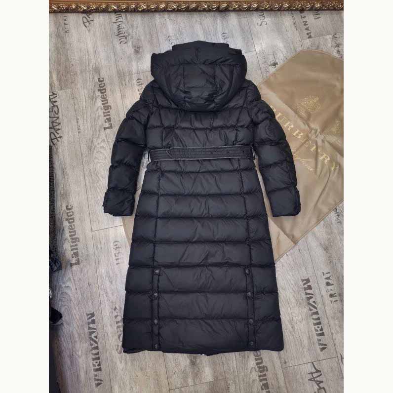 Burberry Belted Long Down Jacket - 