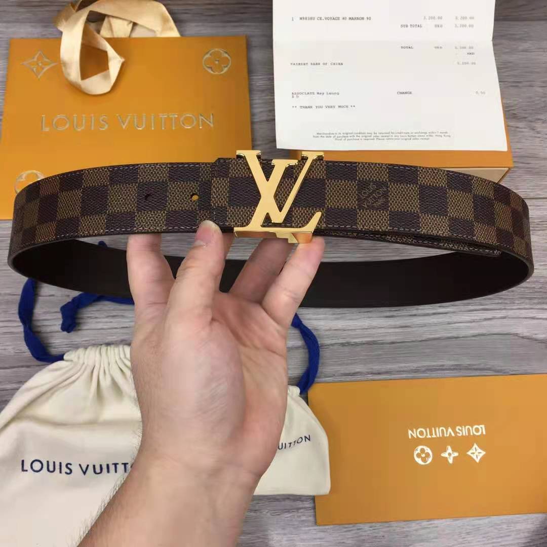 Louis Vuitton Initiales Damier Belt - 