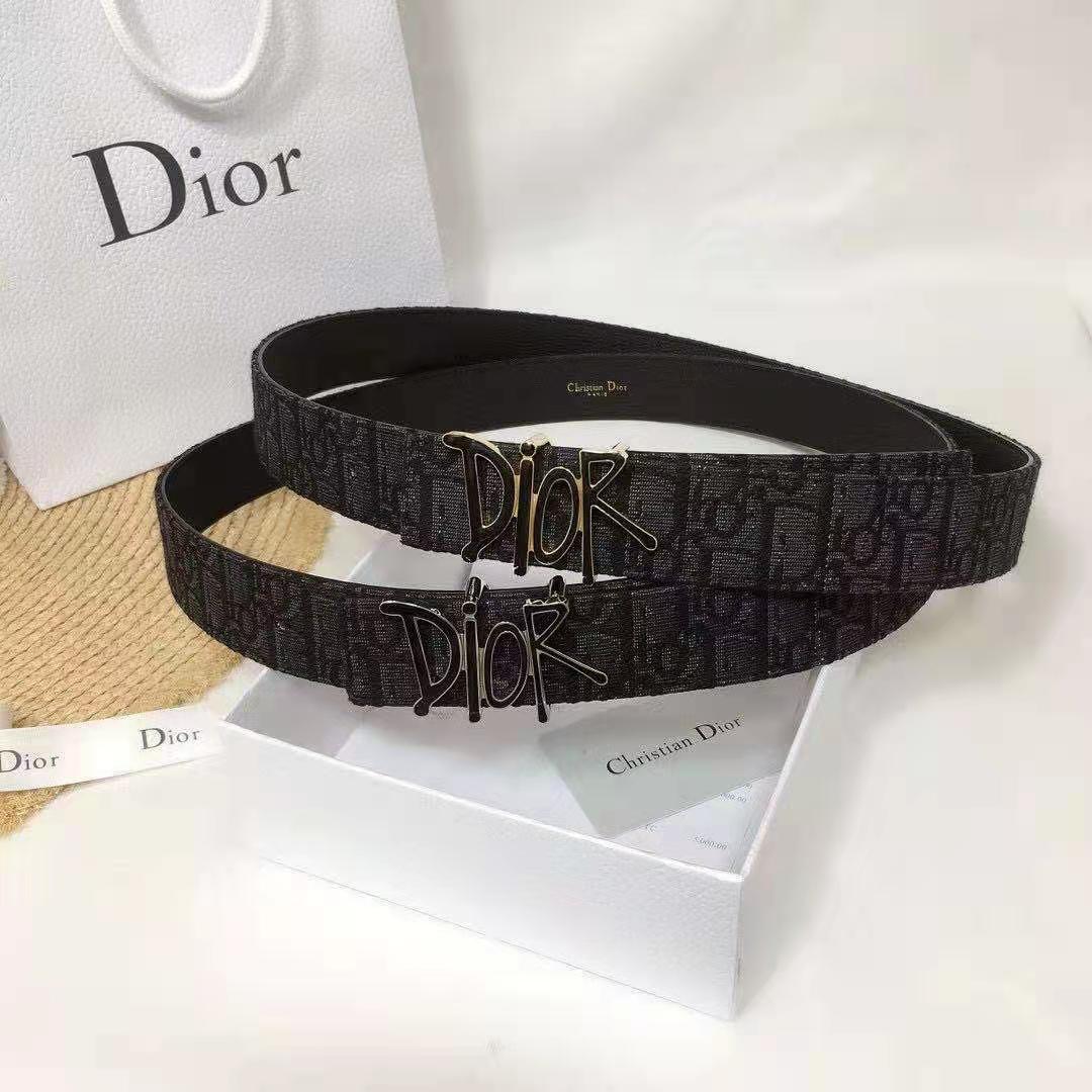 Dior Oblique Jacquard Belt  - 
