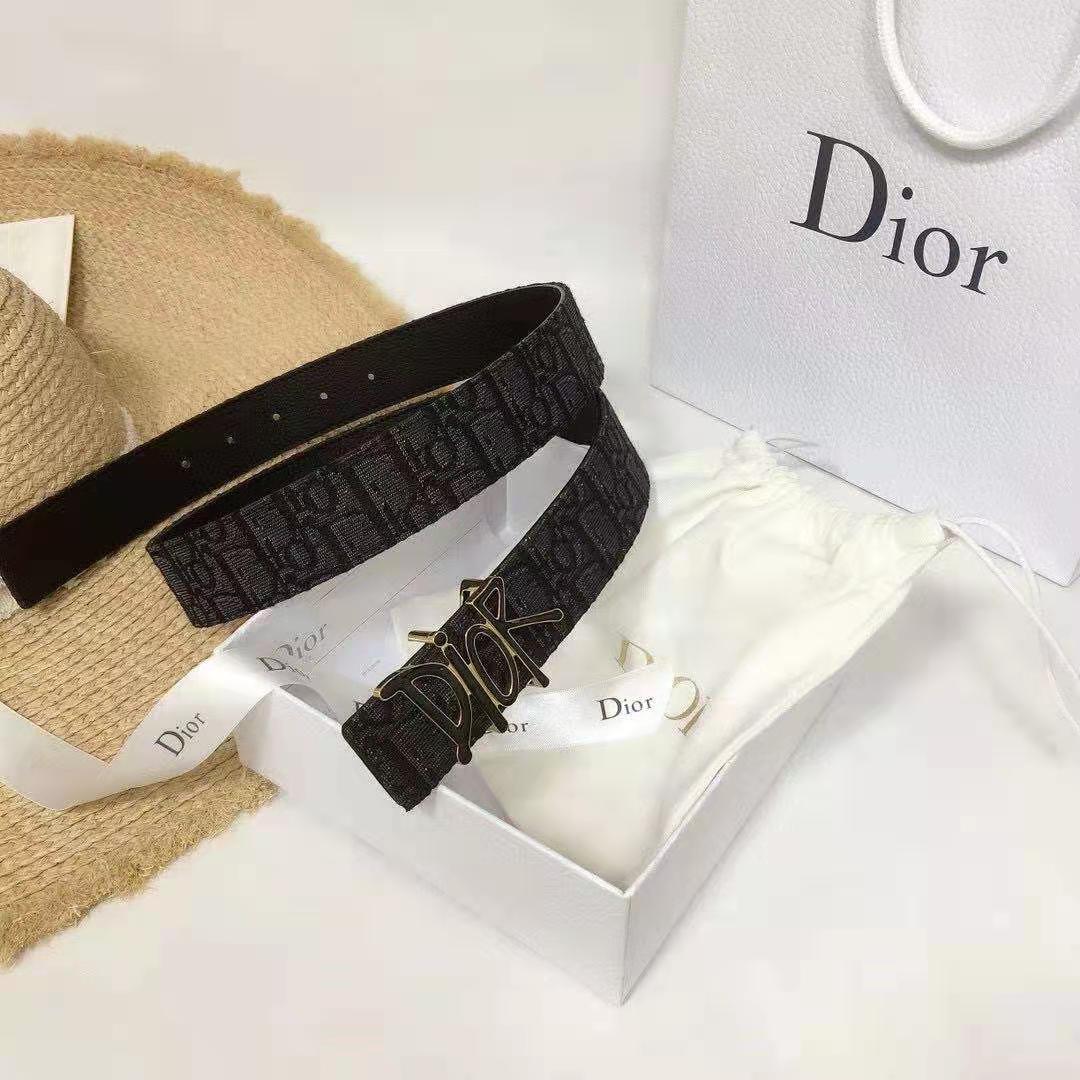 Dior Oblique Jacquard Belt  - 