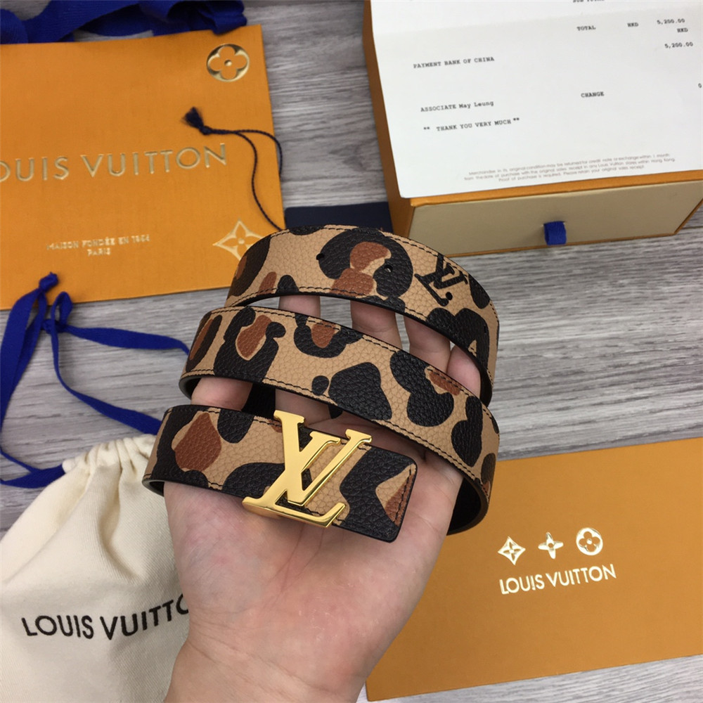 Louis Vuitton Iconic 30MM Reversible Belt(Lady) - 