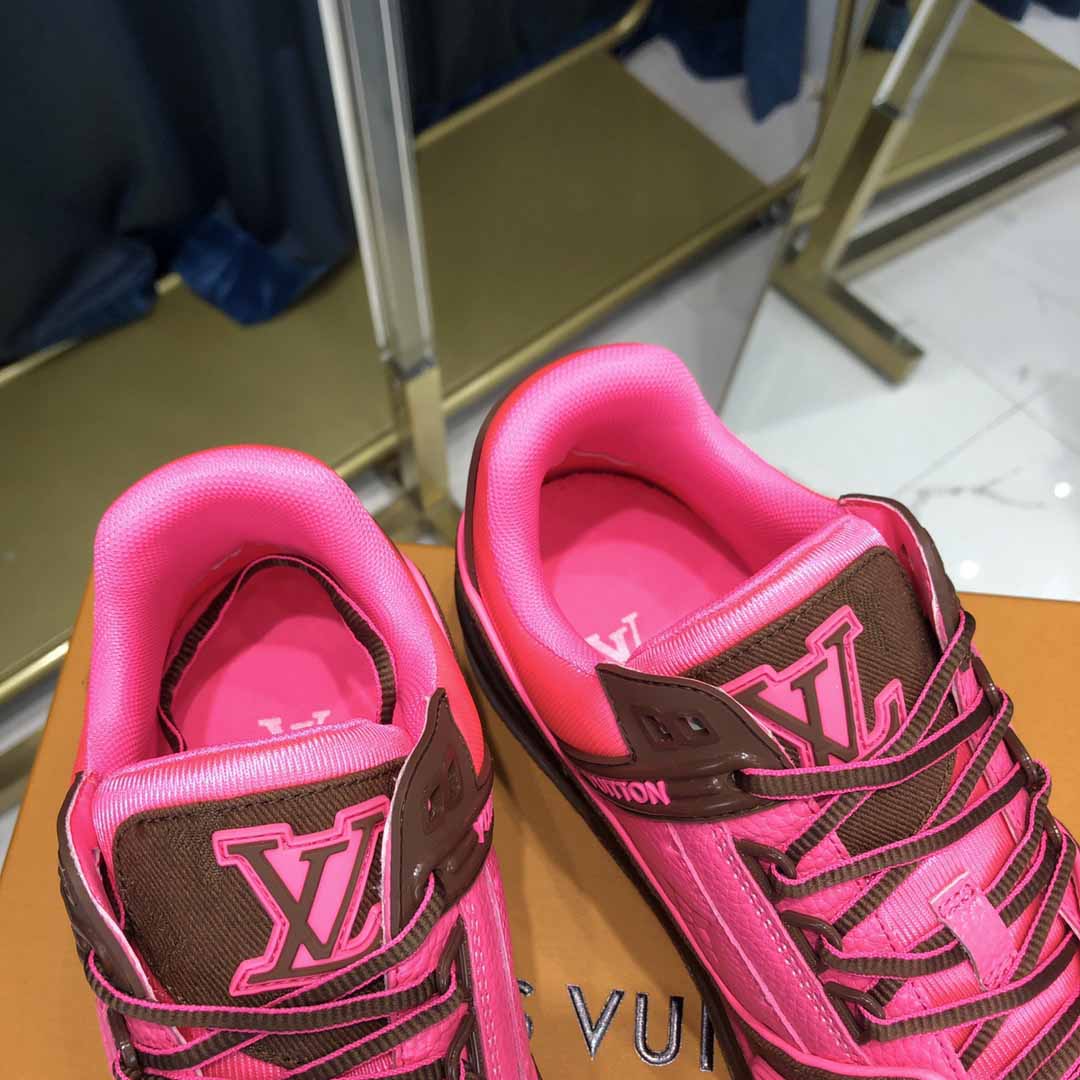 Louis Vuitton Trainer Sneaker Pink - 