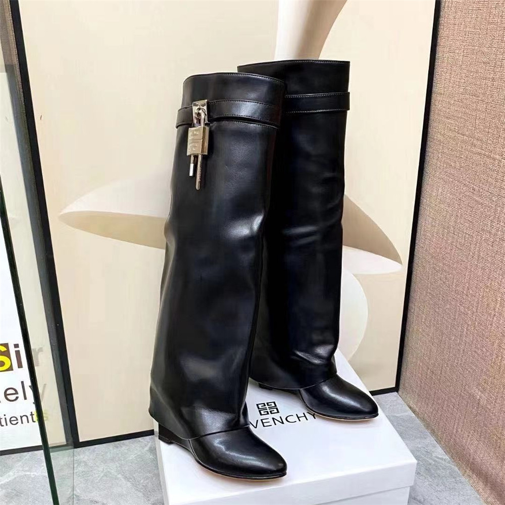Givenchy Black Long Boots - DesignerGu