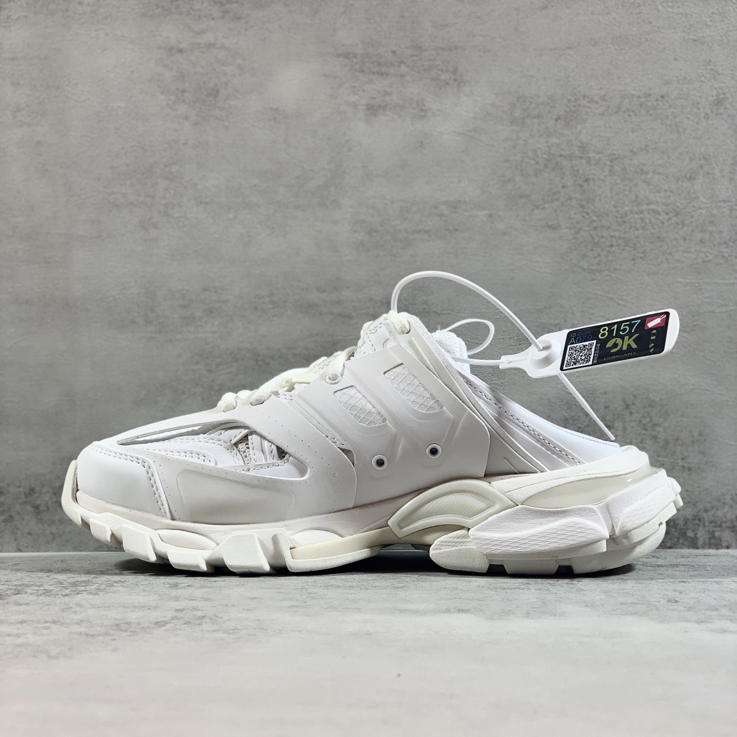 Balenciaga Track Mule In White - 