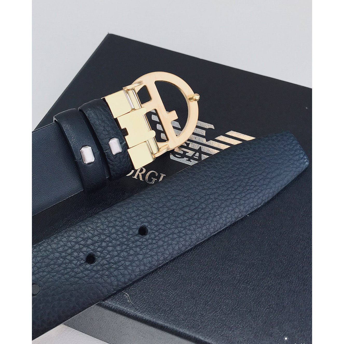 Armani Reversible Leather Belt  35mm - 