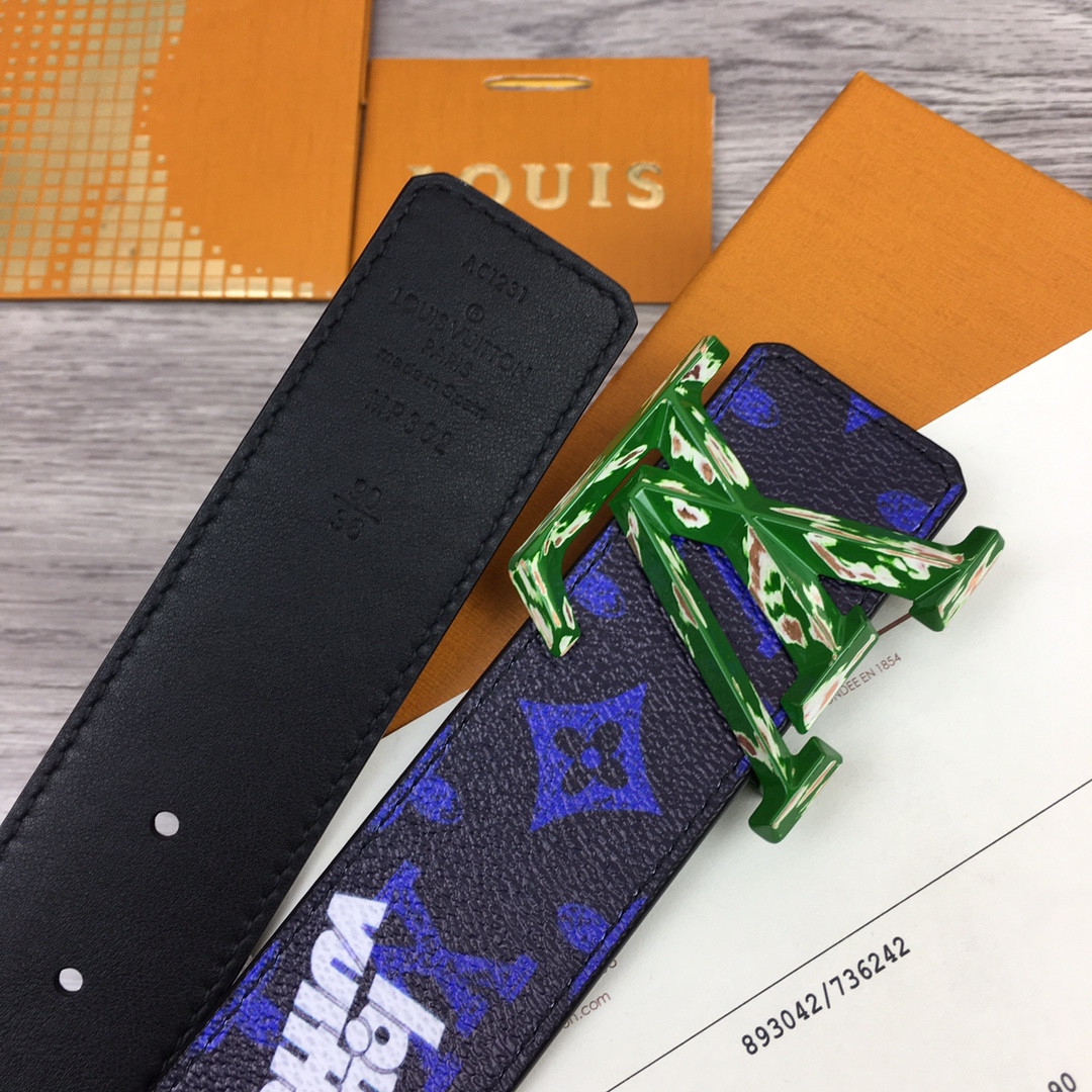Louis Vuitton Gradient Shape 40MM Reversible Belt - 