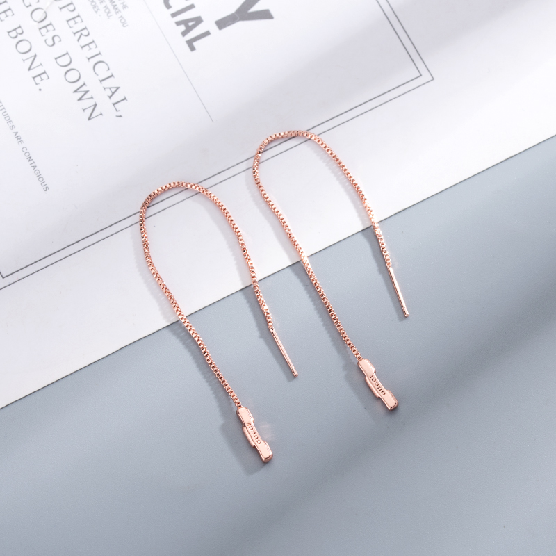 Gucci  Link To Love Chain Earrings With 'Gucci' Bar - 