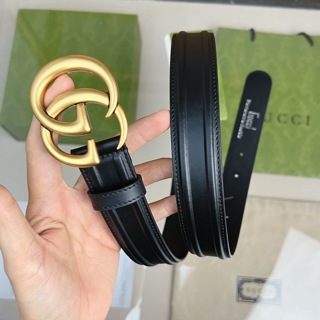 Gucci Belt With GG Buckle - 