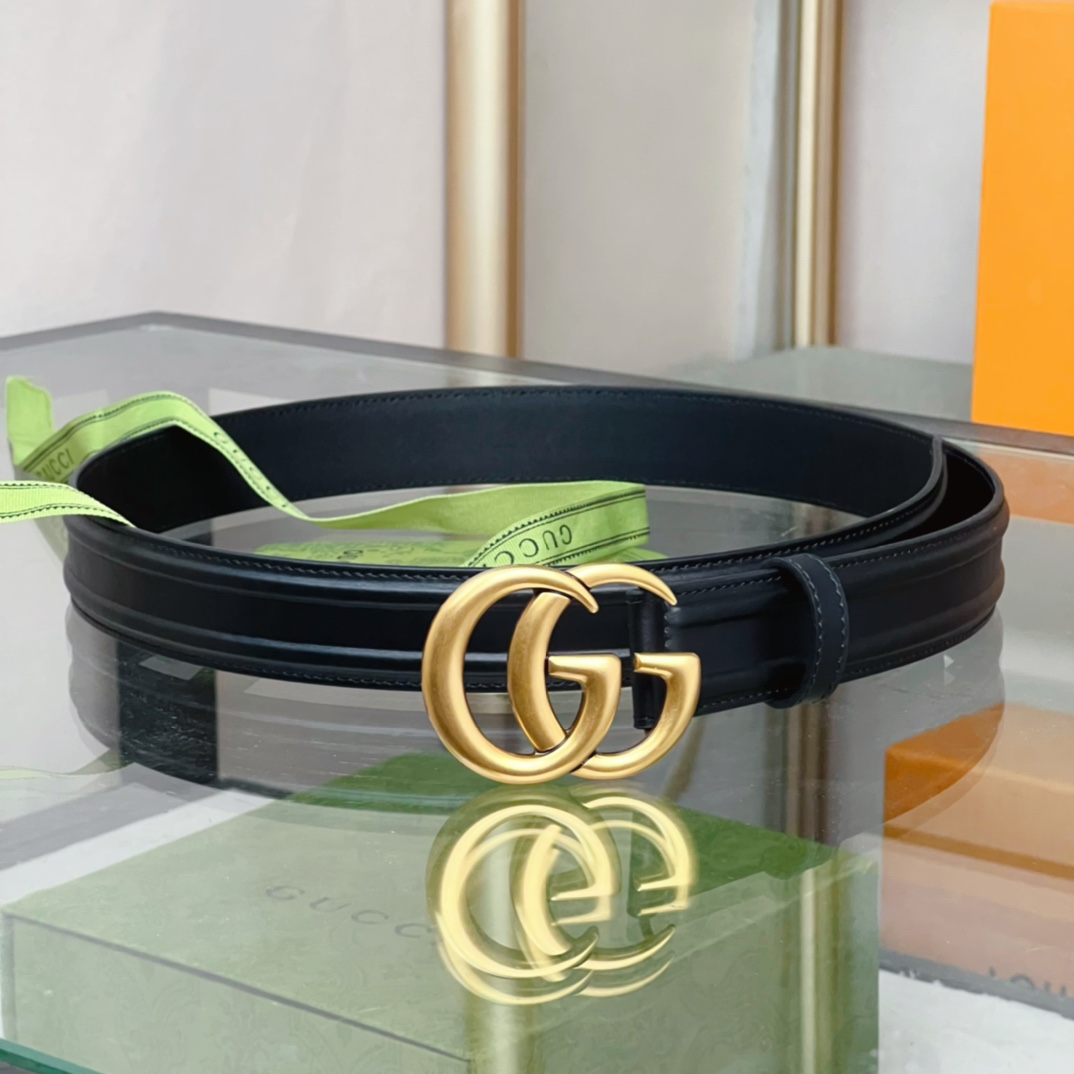 Gucci Belt With GG Buckle - 