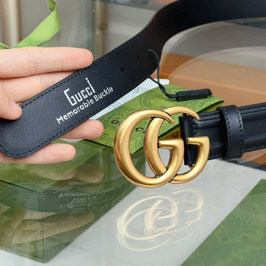 Gucci Belt With GG Buckle - 