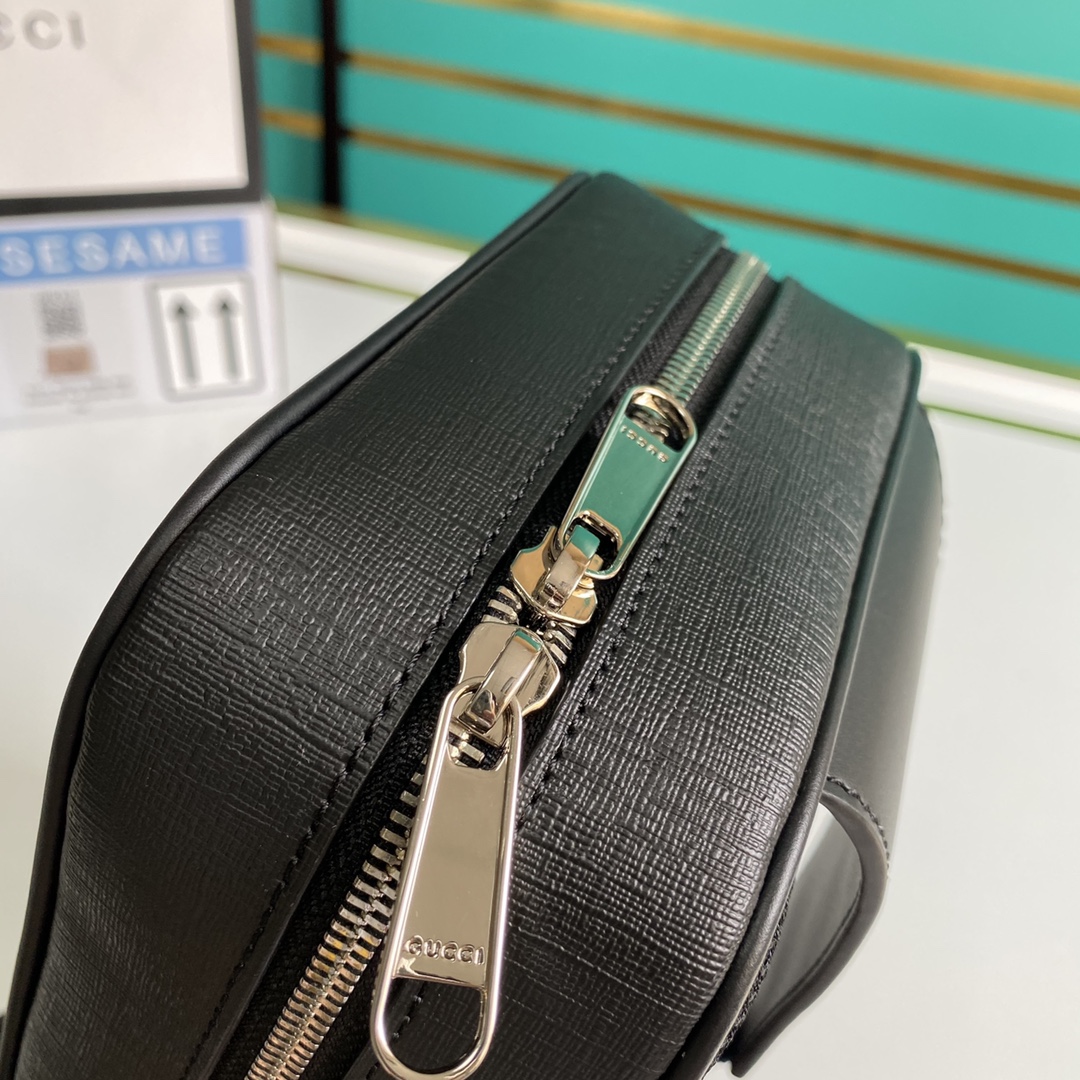 Gucci GG Black Belt Bag(17-27-8.5CM) - 