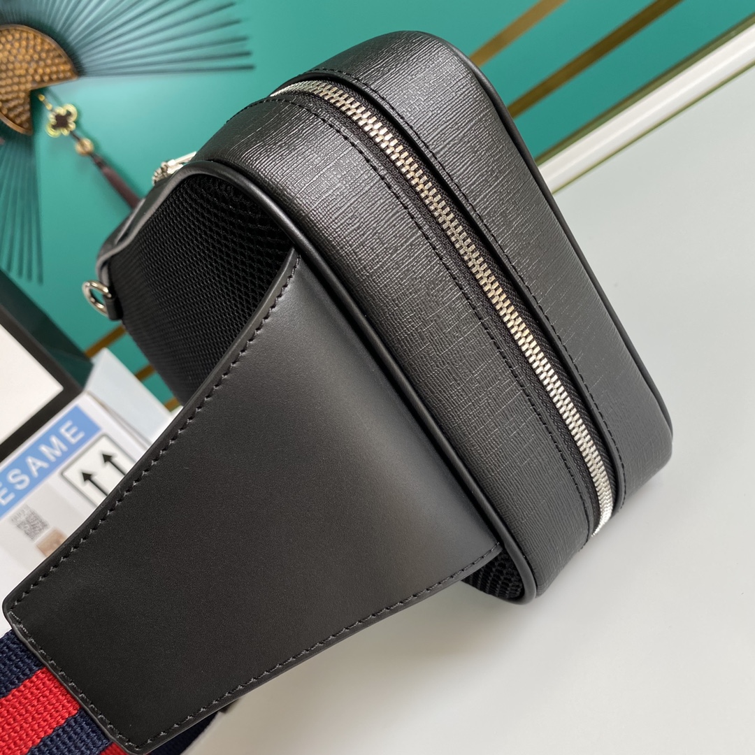 Gucci GG Black Belt Bag(17-27-8.5CM) - 