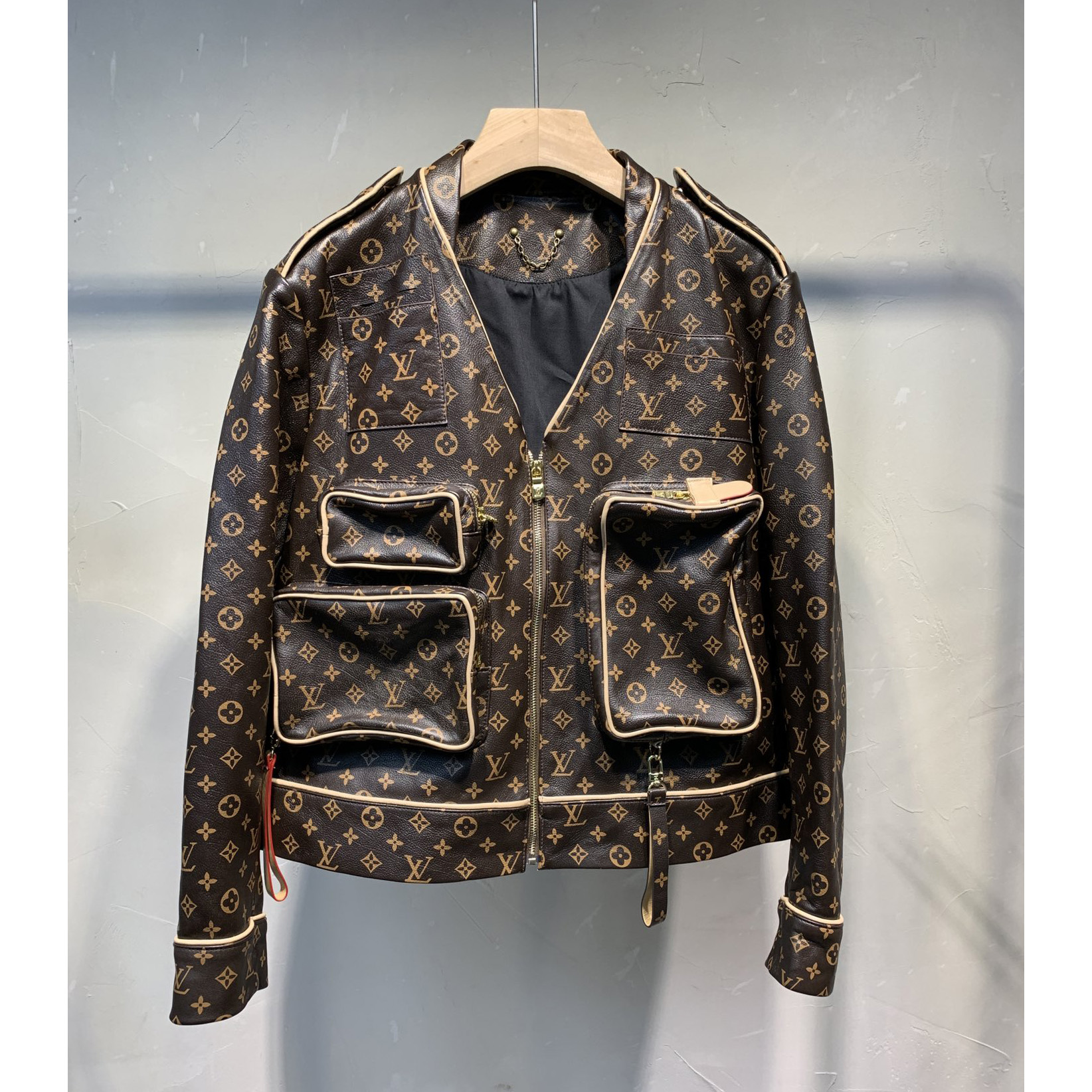 Louis Vuitton Monogram Embossed Utility Jacket - 