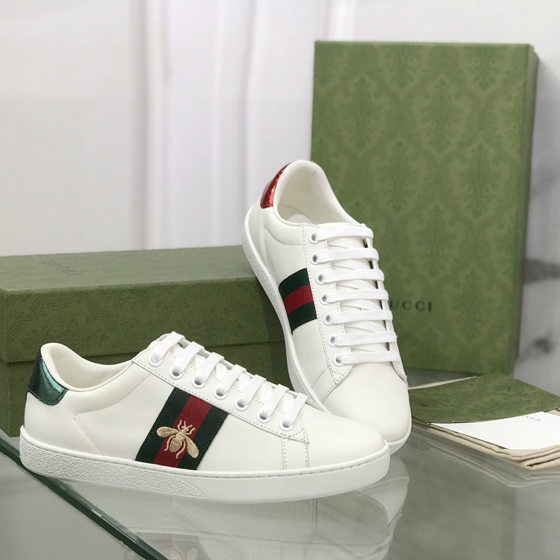 Gucci Ace Sneaker With Bee - DesignerGu