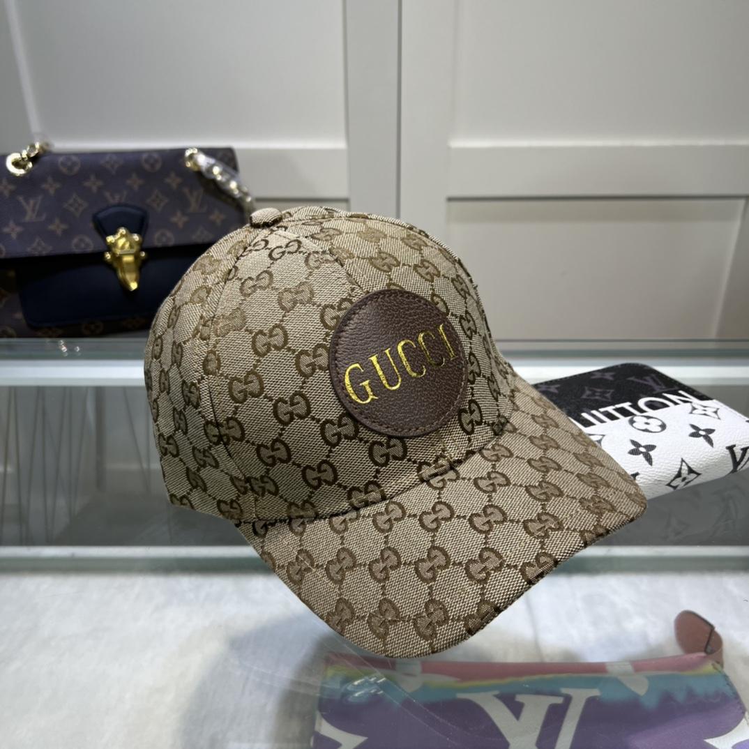 Gucci GG Canvas Baseball Hat - DesignerGu