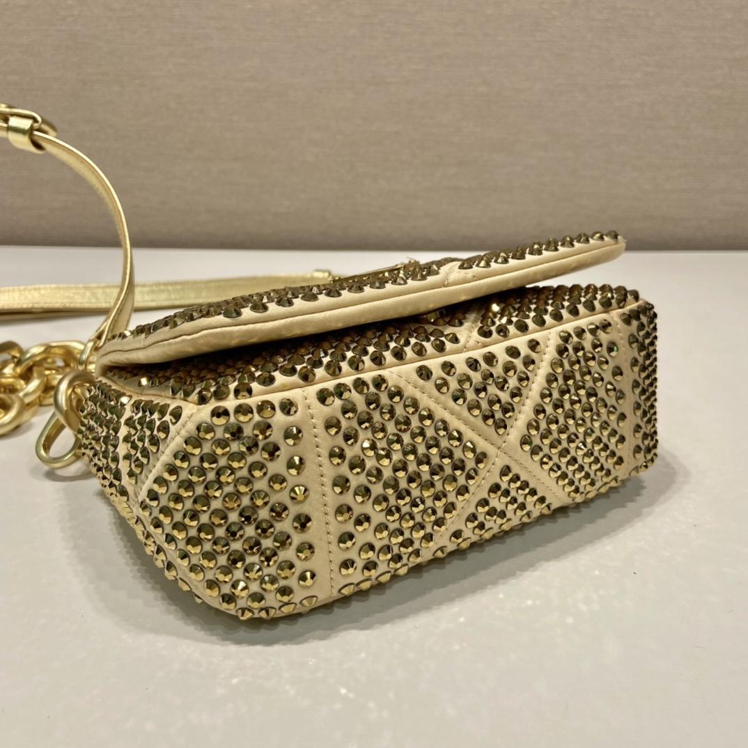 Prada Satin Mini-Bag With Crystals - 