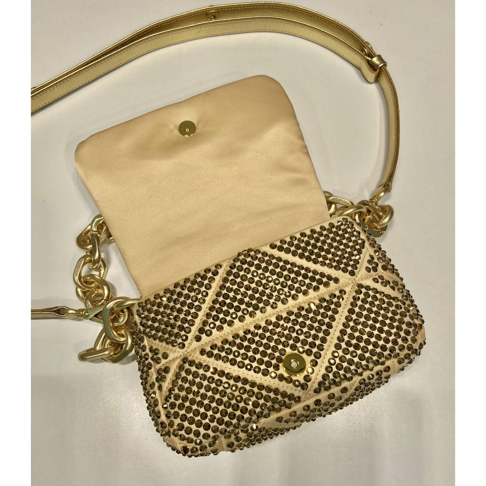 Prada Satin Mini-Bag With Crystals - 