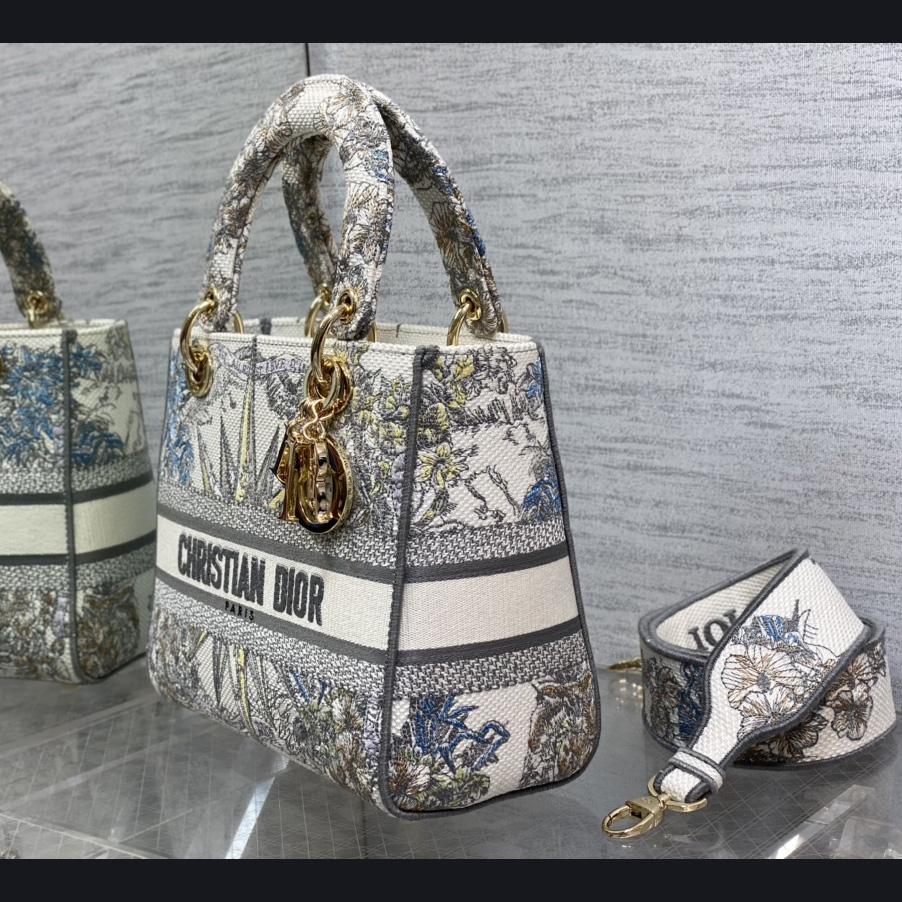 Dior Medium Lady D-lite Bag - 