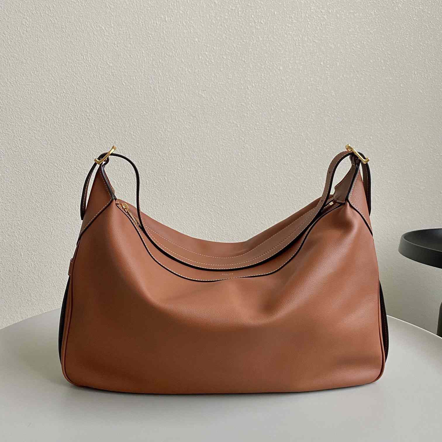 Celine Large Romy In Supple Calfskin Tan - DesignerGu