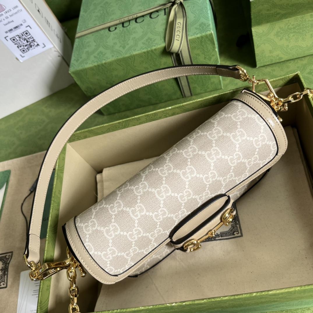 Gucci Horsebit 1955 Shoulder Bag(24-13-5cm)   - 