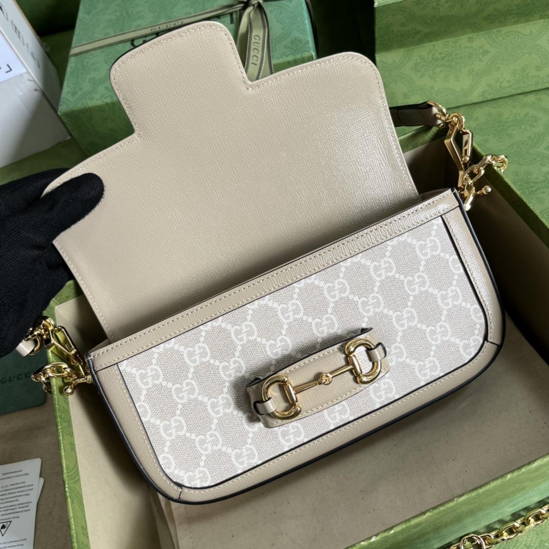Gucci Horsebit 1955 Shoulder Bag(24-13-5cm)   - 
