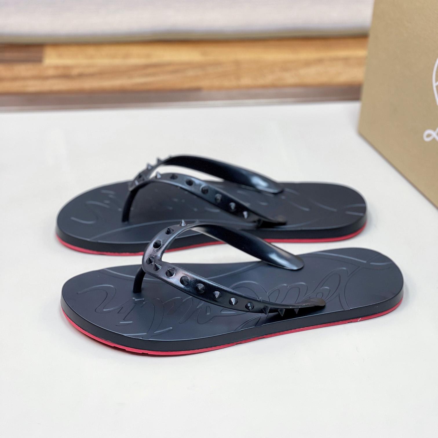 Christian Louboutin Loubi Flip Man Flip-flops - Rubber - 