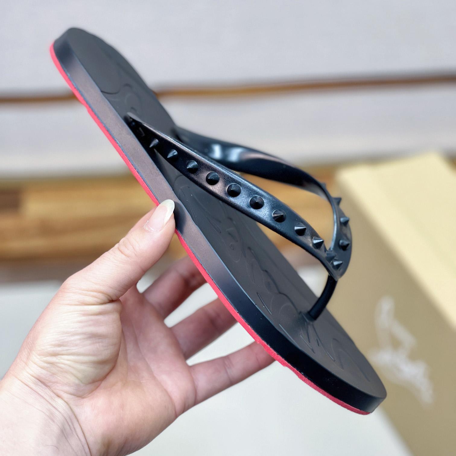 Christian Louboutin Loubi Flip Man Flip-flops - Rubber - 