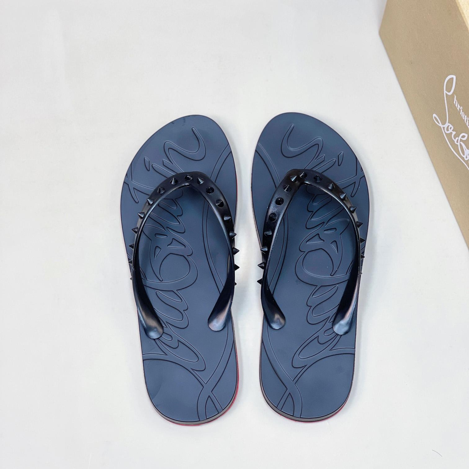 Christian Louboutin Loubi Flip Man Flip-flops - Rubber - 