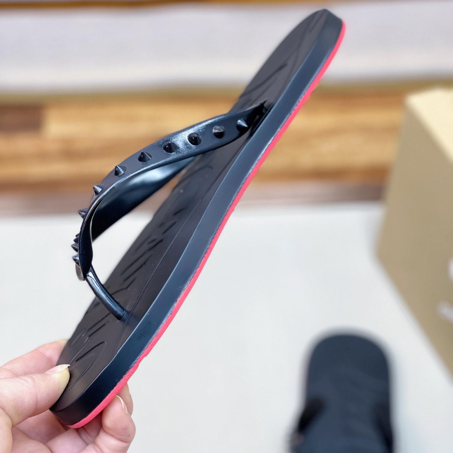 Christian Louboutin Loubi Flip Man Flip-flops - Rubber - 