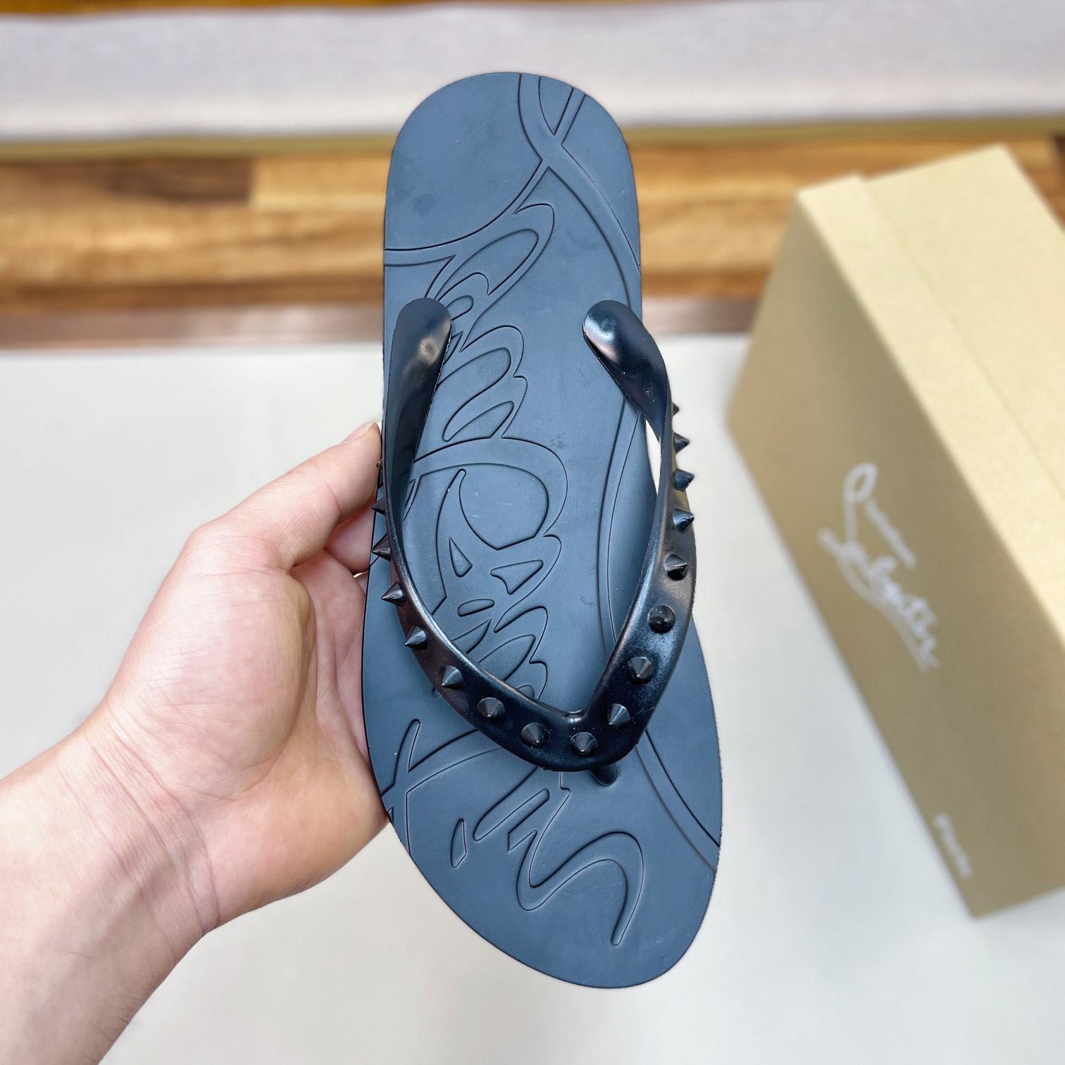 Christian Louboutin Loubi Flip Man Flip-flops - Rubber - 