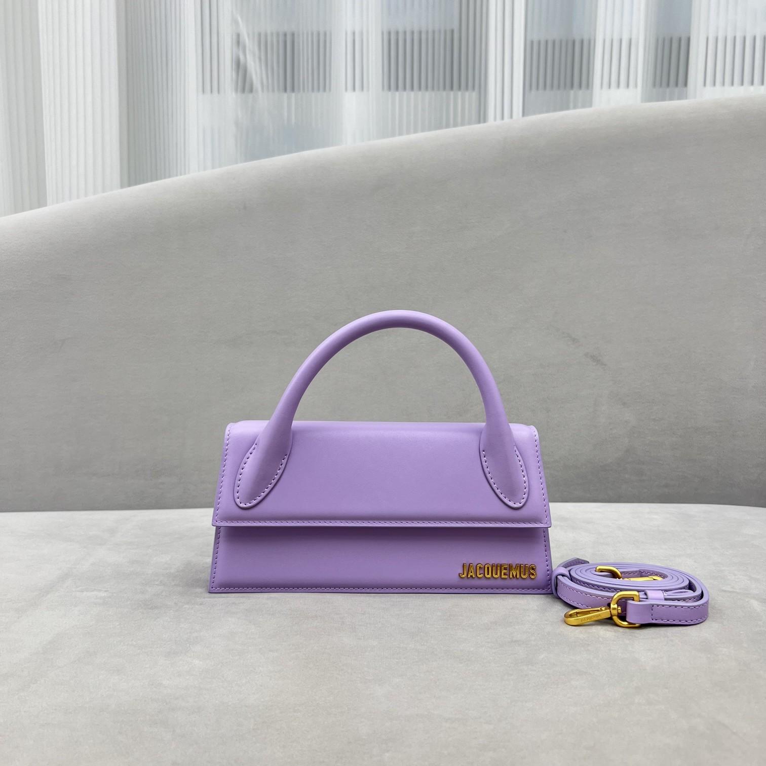 Jacquemus Le Chiquito Long Signature Handbag(21-10-6cm) - 
