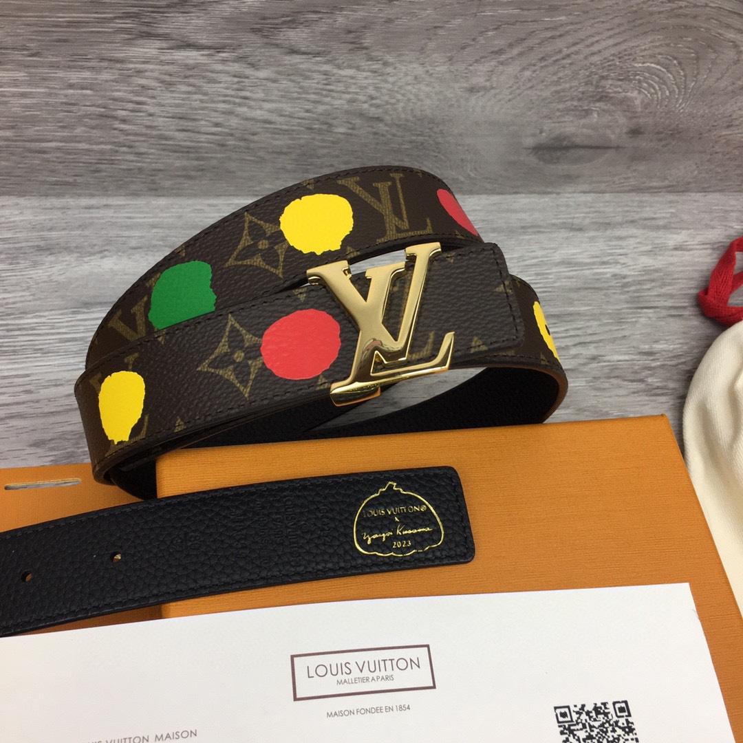 Louis Vuitton LV x YK LV Initiales 30mm Reversible Infinity Dots - DesignerGu