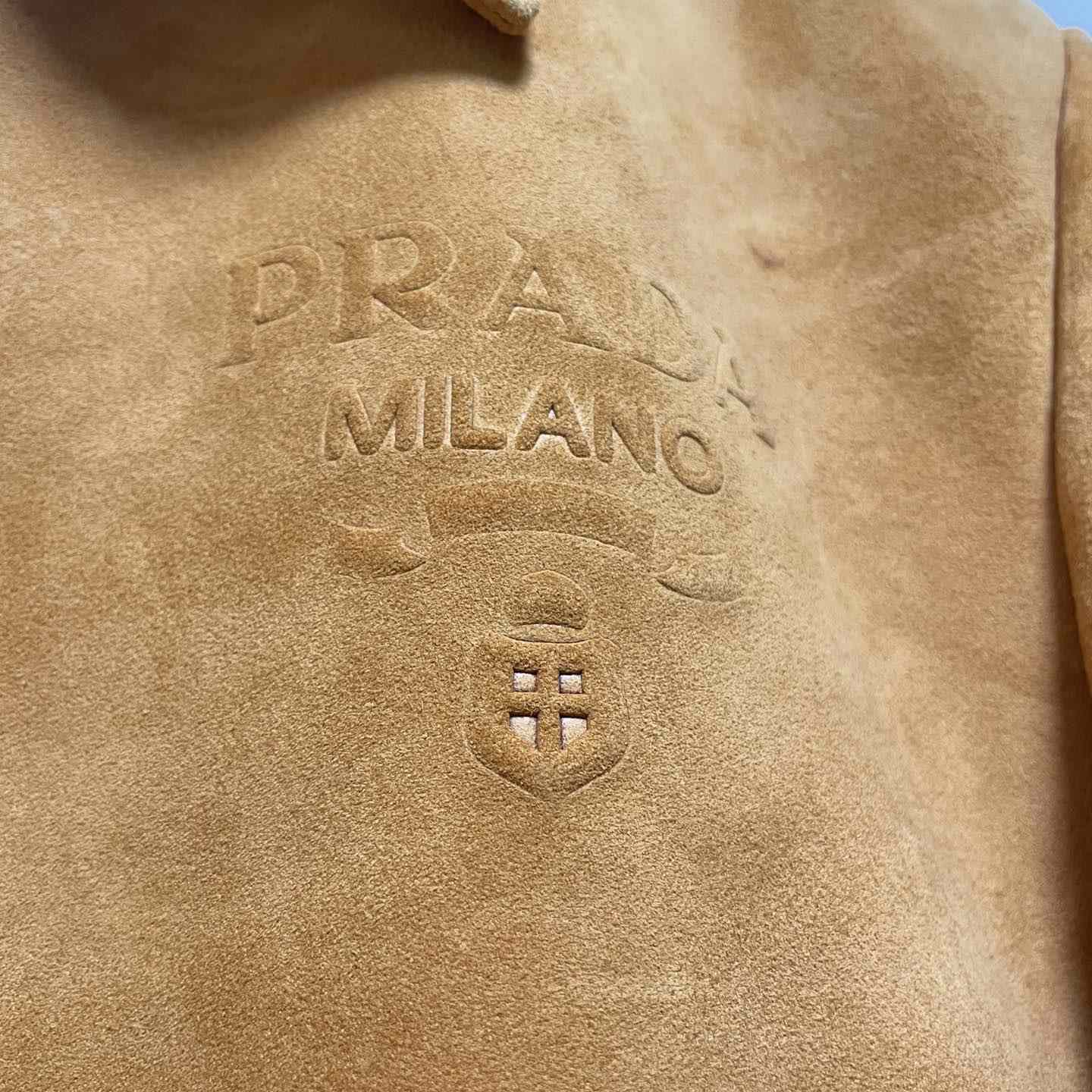 Prada Suede Bomber Jacket - 