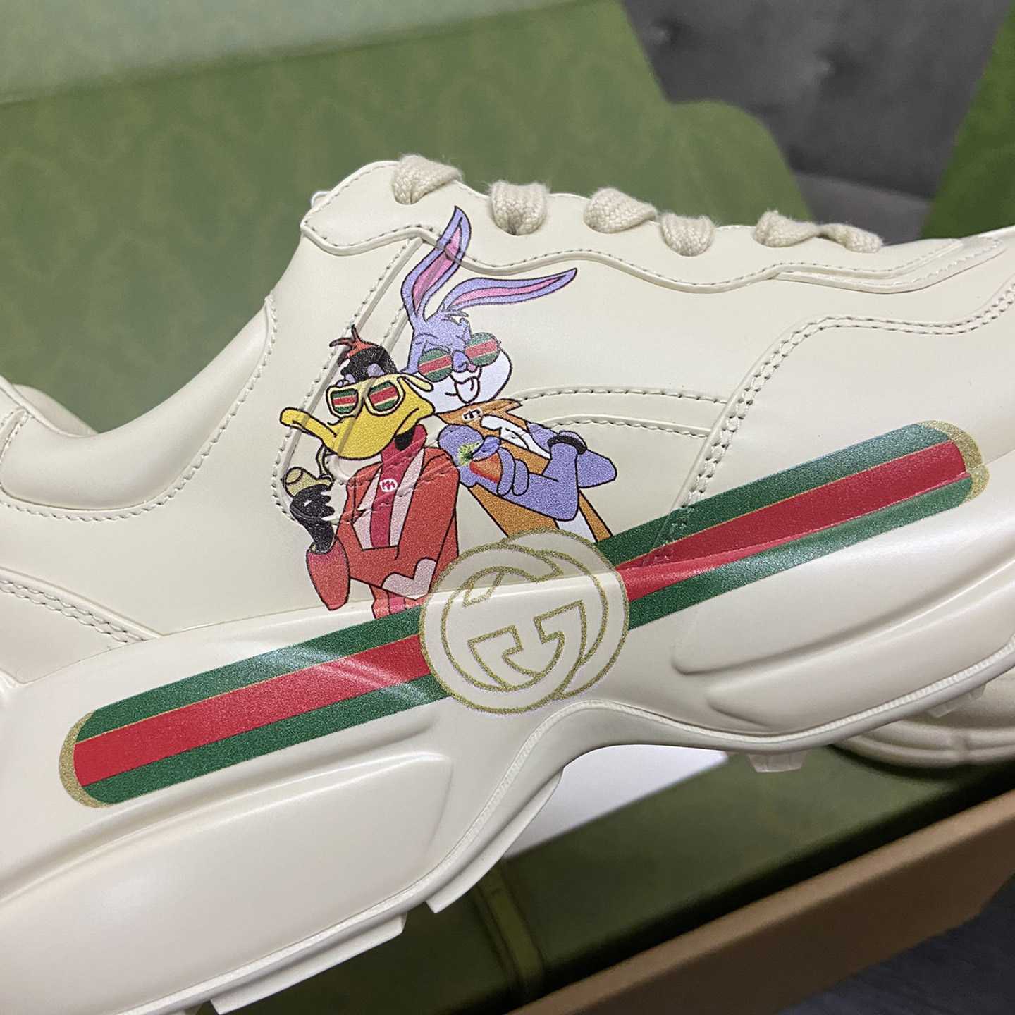 Gucci Rhyton Sneaker With Animal Print(upon uk size) - 