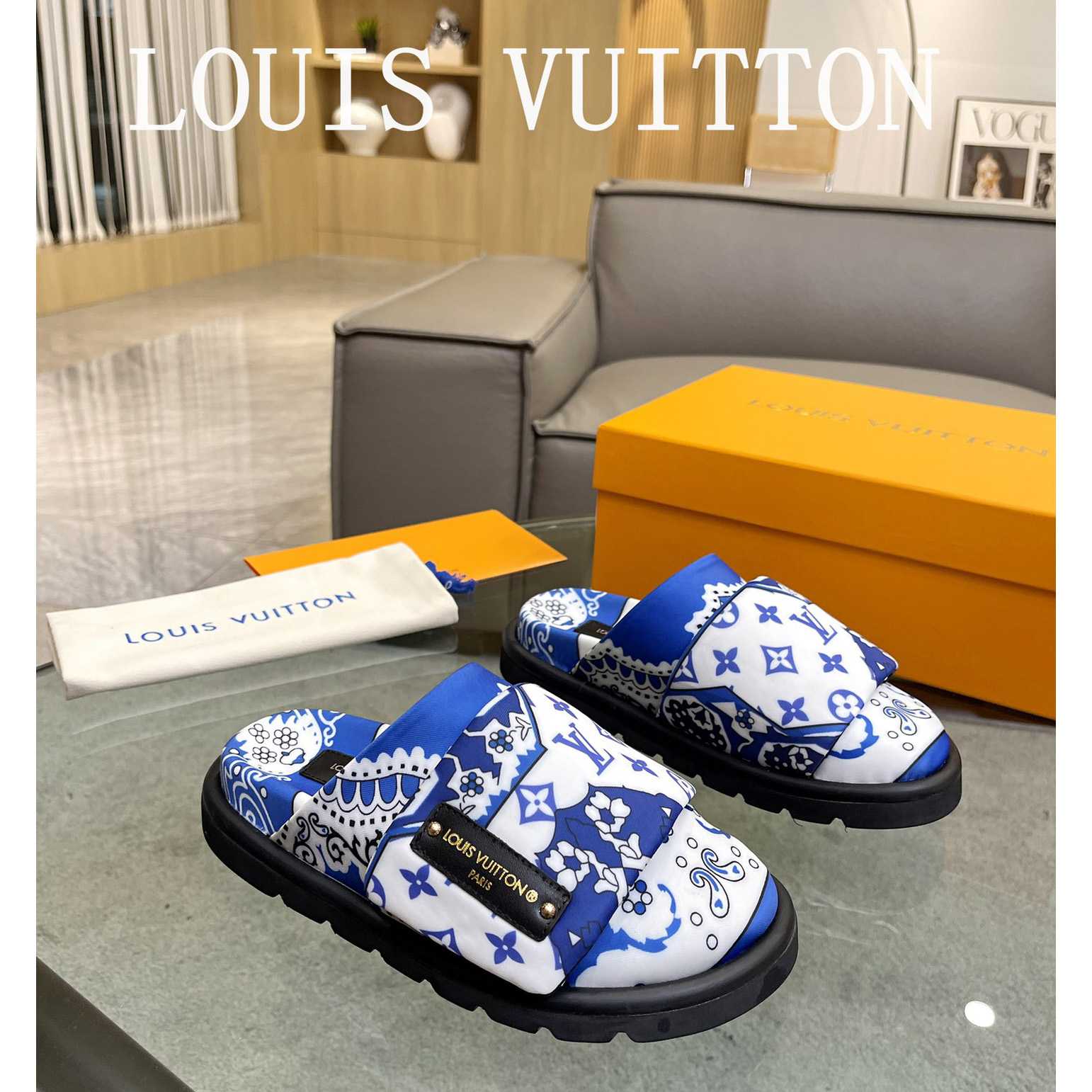 Louis Vuitton Slipper Pillow Flat Comfort Mule        1AAM52 - DesignerGu