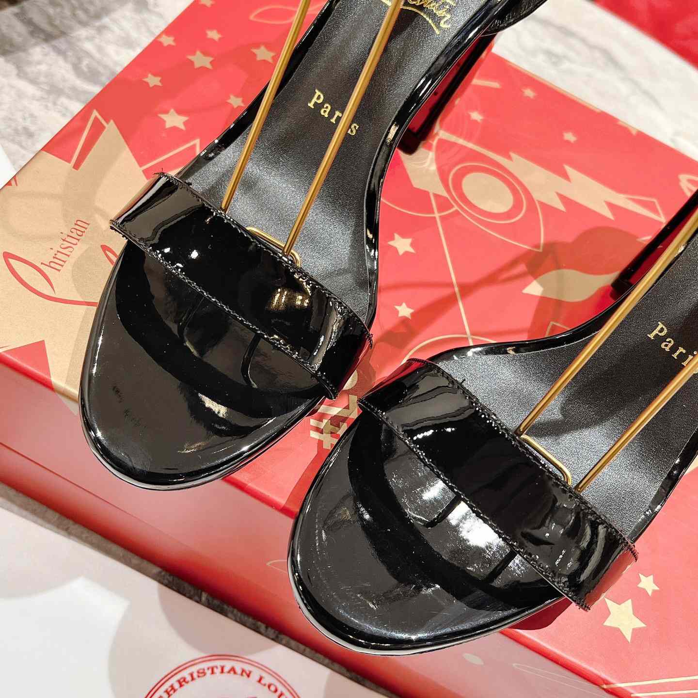 Christian Louboutin Miss Sabina Patent Sandals 85 - 