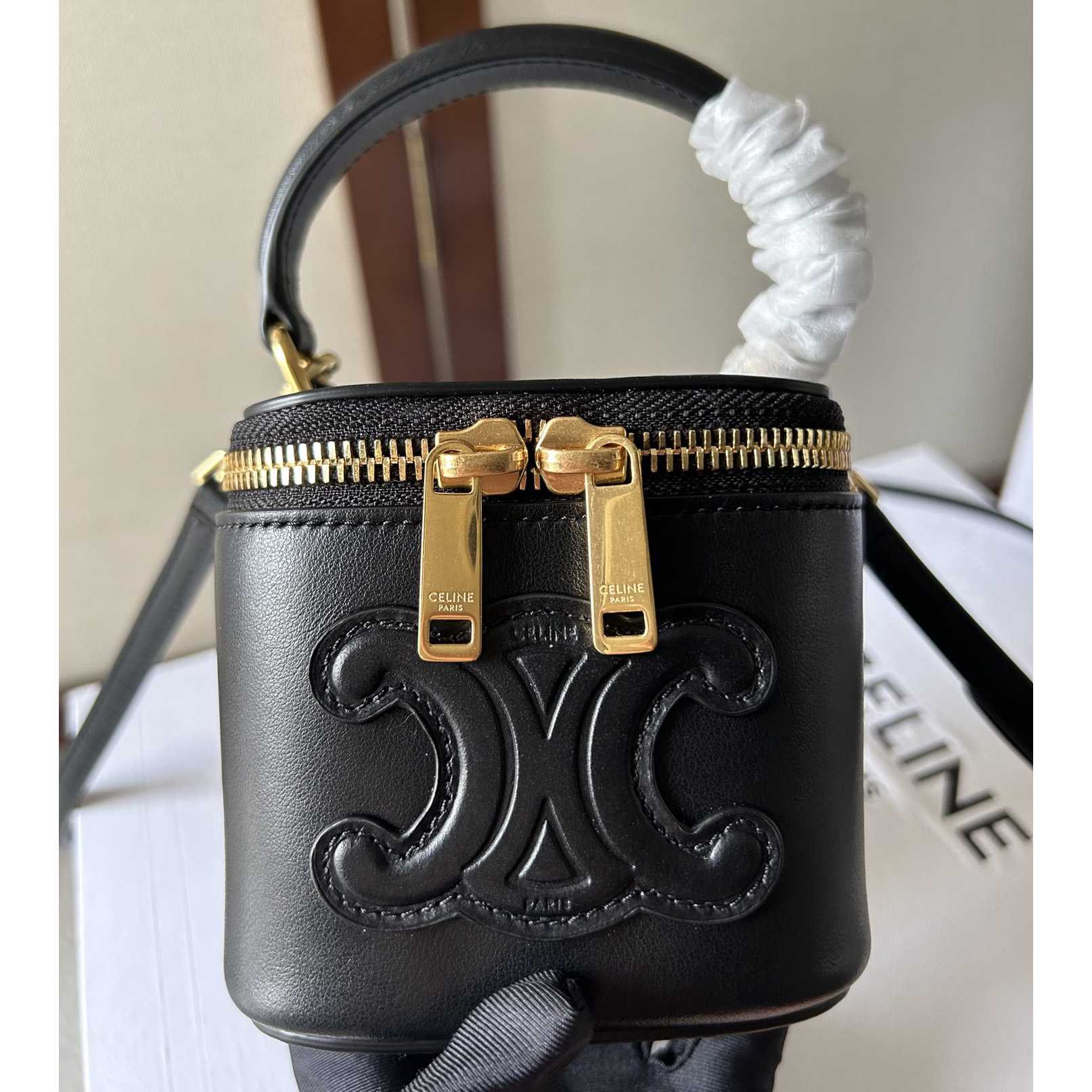 Celine Mini Vanity Case In Smooth Calfskin - 