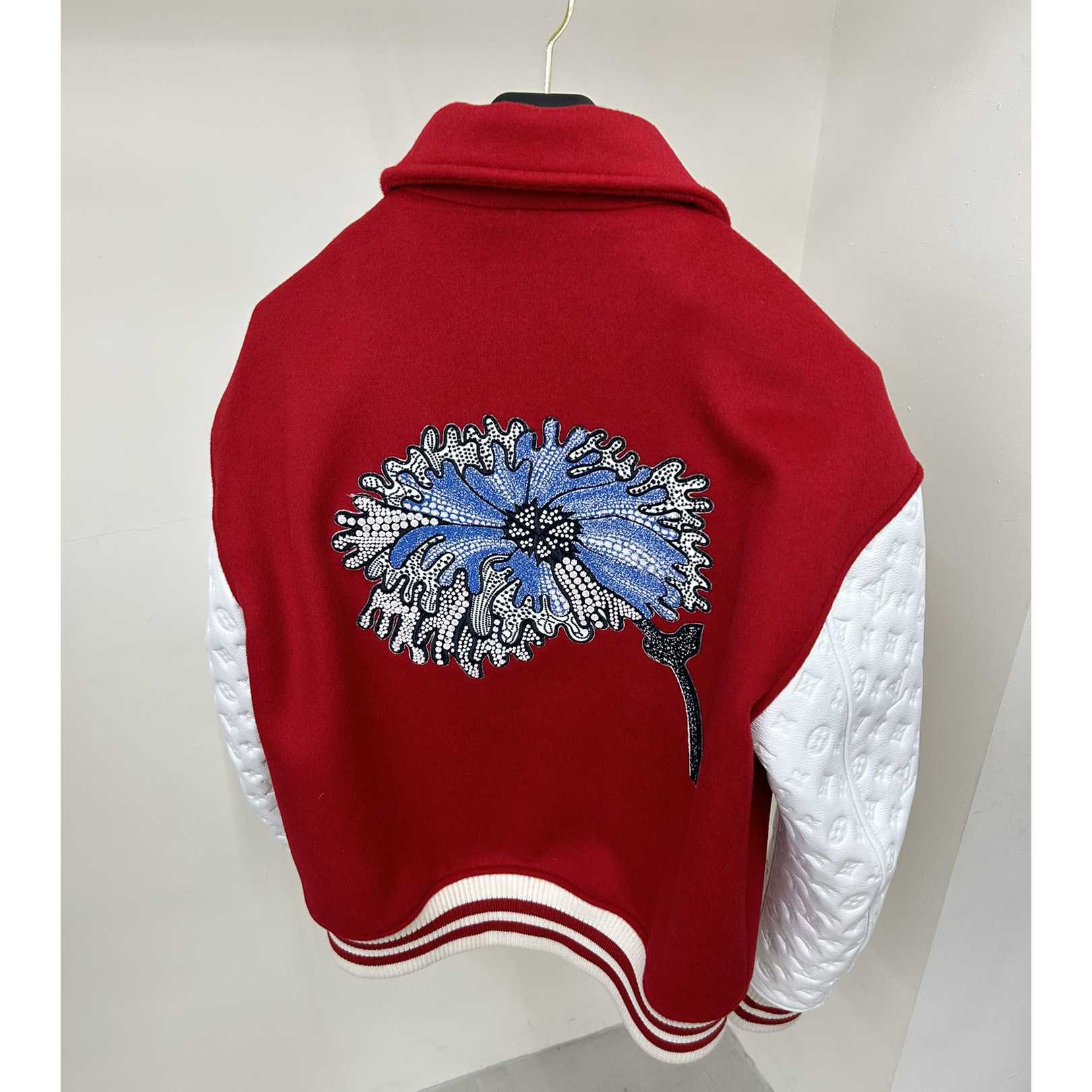 Louis Vuitton LV x YK Psychedelic Flower Embroidered Varsity Blouson   1AB8I2 - 