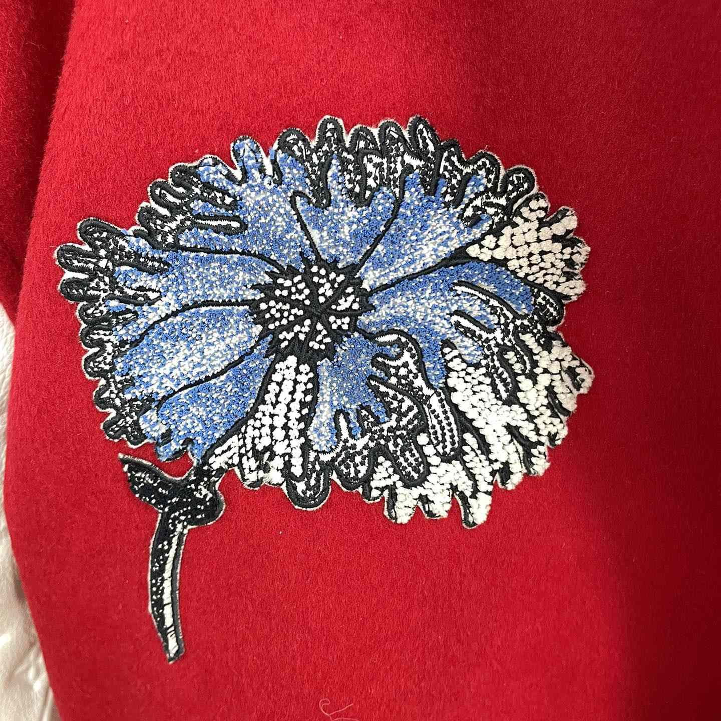 Louis Vuitton LV x YK Psychedelic Flower Embroidered Varsity Blouson   1AB8I2 - 