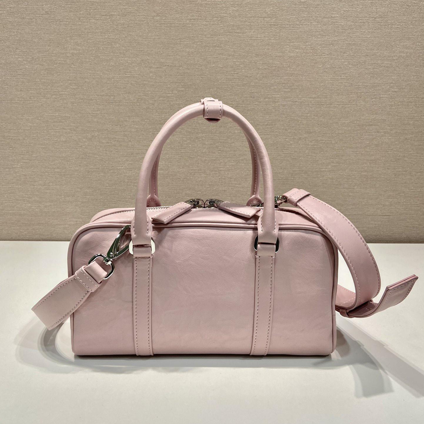 Prada Antique Nappa Leather Multi-pocket Top-handle Bag - 