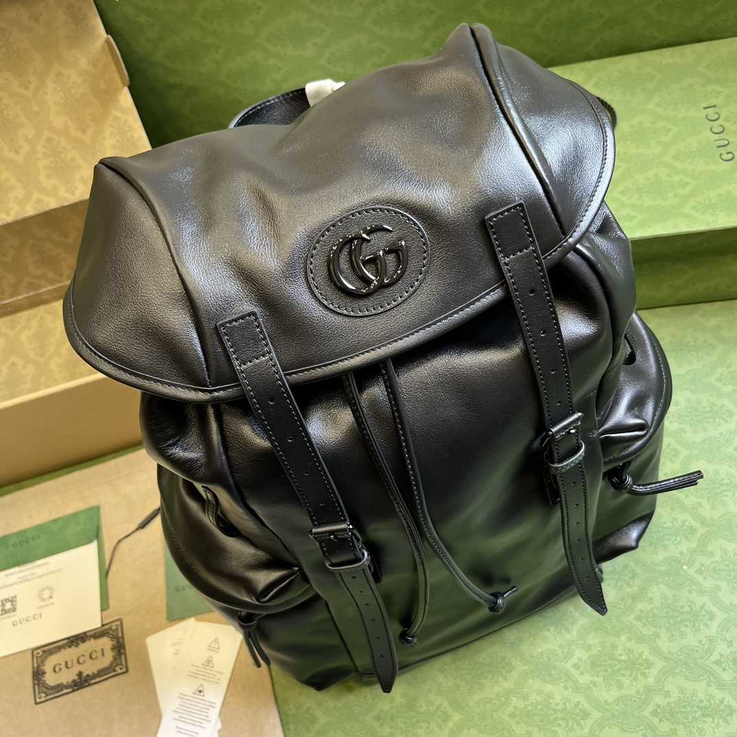 Gucci Backpack With Tonal Double G(38-44-15cm) - 