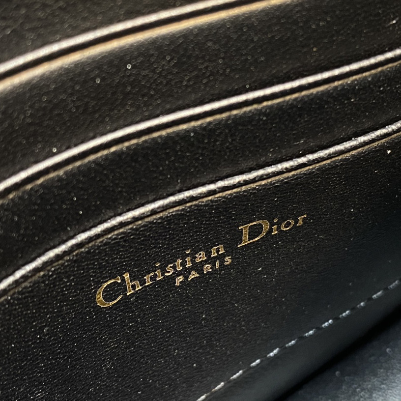 Dior Caro Zipped Pouch With Chain  - 