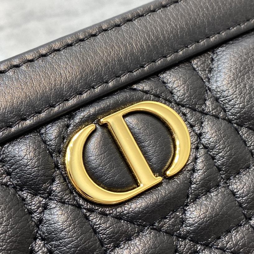 Dior Caro Zipped Pouch With Chain  - 