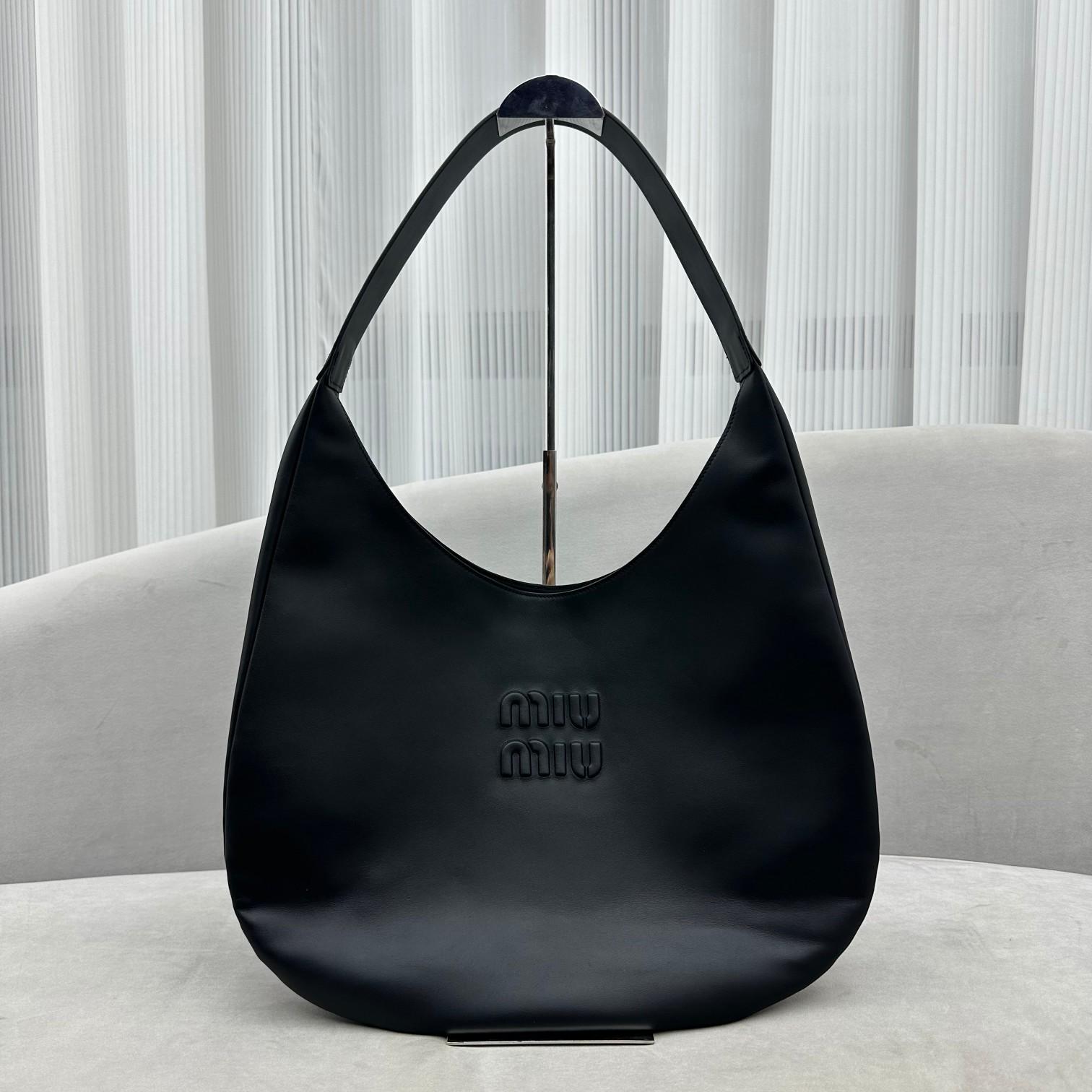 Miu Miu Leather Hobo Bag - 